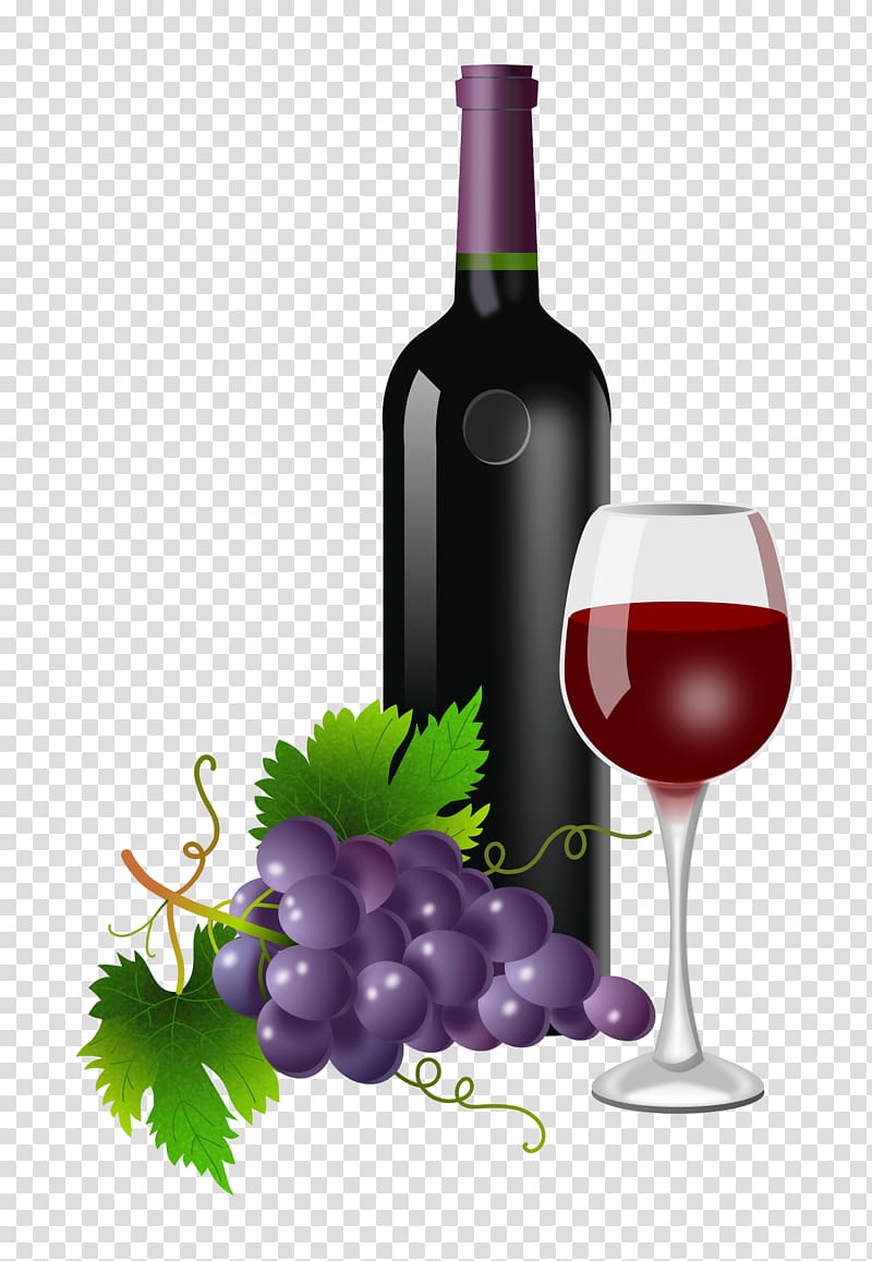 Red Wine Common Grape Vine Champagne Beer, wine transparent background PNG clipart