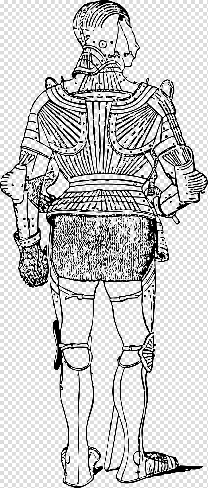 T-shirt Plate armour , painted soldier transparent background PNG clipart