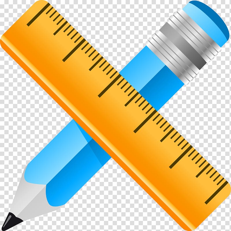 Straightedge Pencil Ruler, ruler transparent background PNG clipart