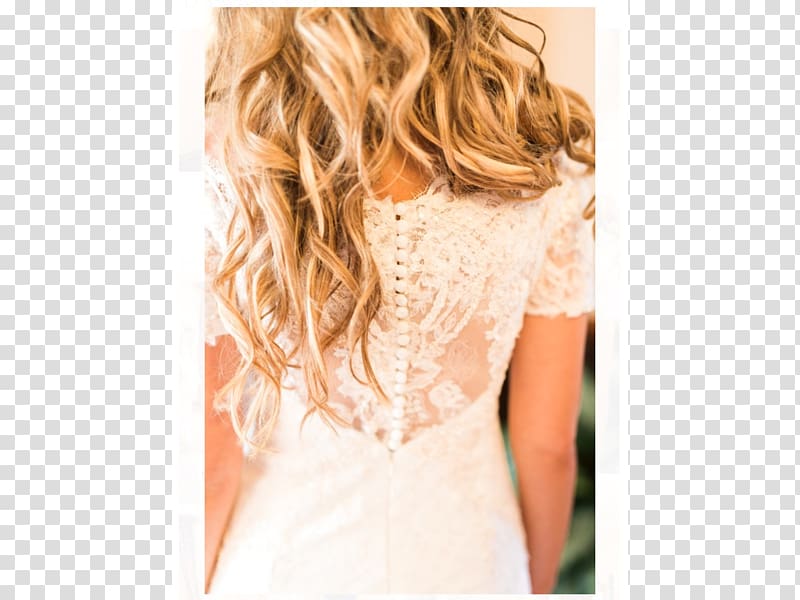 Wedding dress Long hair Brown hair, wedding transparent background PNG clipart