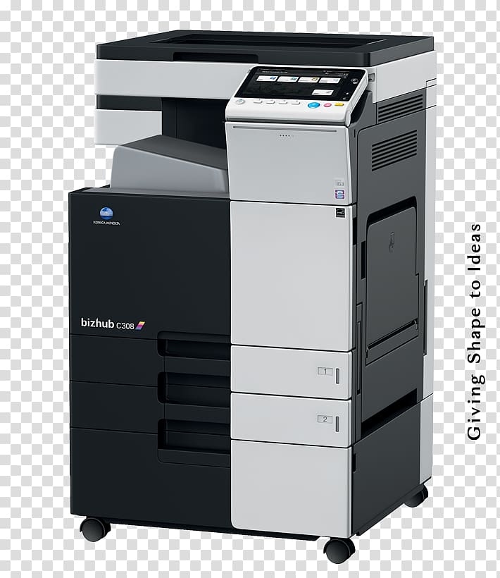 copier Multi-function printer Konica Minolta scanner, job promotion transparent background PNG clipart