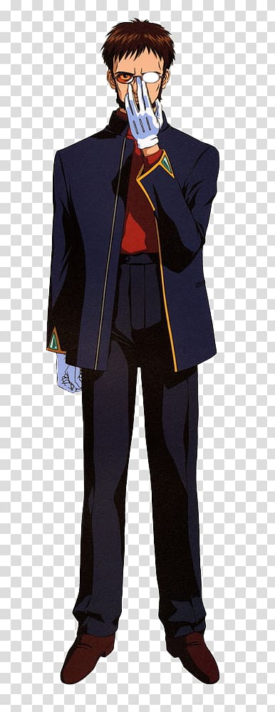 Gendo Ikari Shinji Ikari Rei Ayanami Asuka Langley Soryu Yui Ikari, gendo ikari transparent background PNG clipart