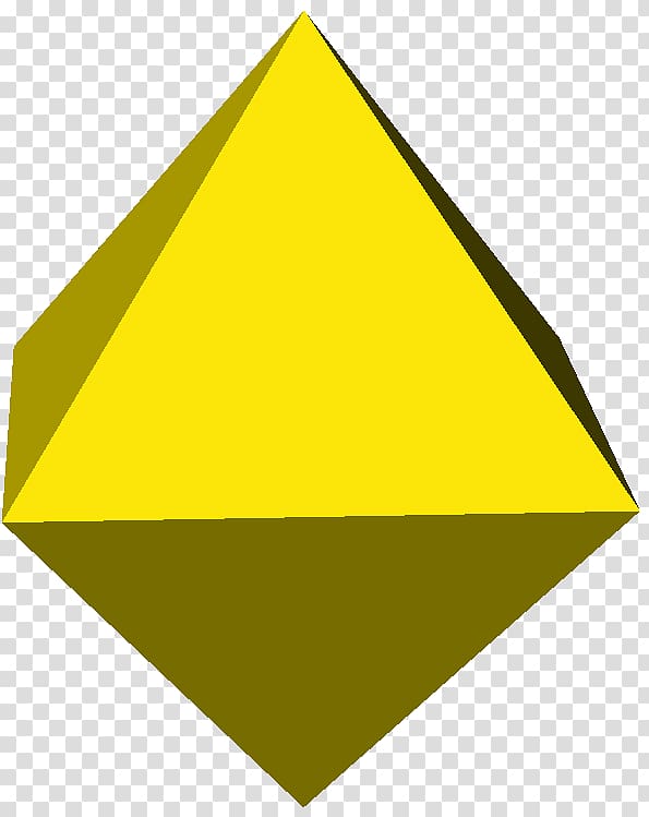 Uniform polyhedron Octahedron Geometry Triangle, uniform transparent background PNG clipart