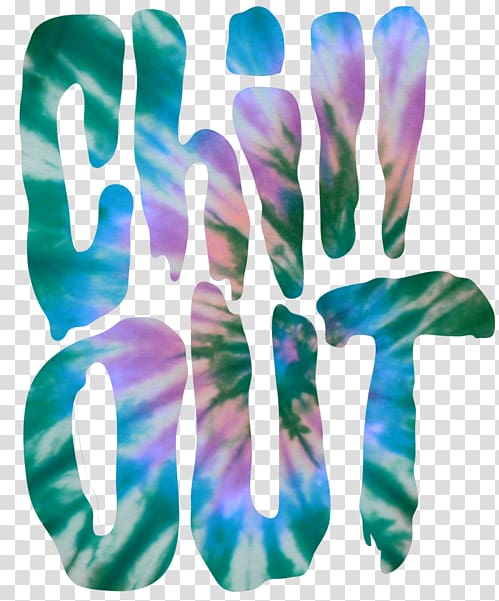 Tie-dye Sticker T-shirt Textile, Vibes transparent background PNG clipart