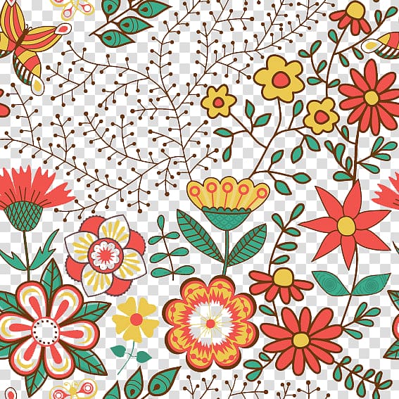 Flower Pattern, Floral background transparent background PNG clipart