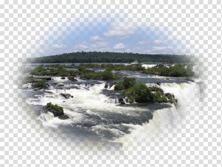 Iguazu Falls Foz do Iguaçu Friendship Bridge Argentina–Brazil border Waterfall, border transparent background PNG clipart