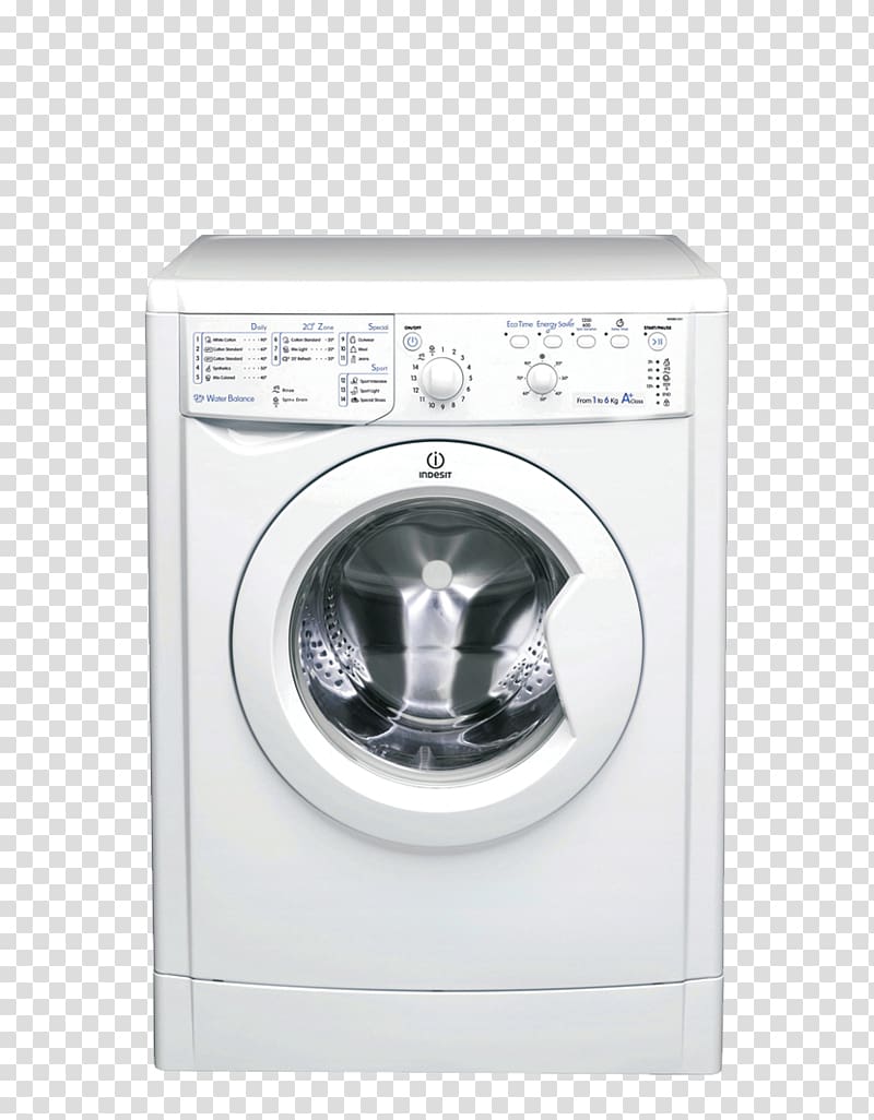 Washing Machines Hotpoint Indesit Co. Home appliance Clothes dryer, washing machine transparent background PNG clipart