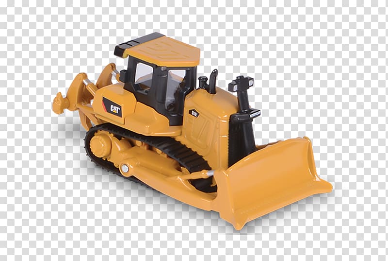 Caterpillar Inc. Die-cast toy Bulldozer Machine Caterpillar D7, bulldozer transparent background PNG clipart