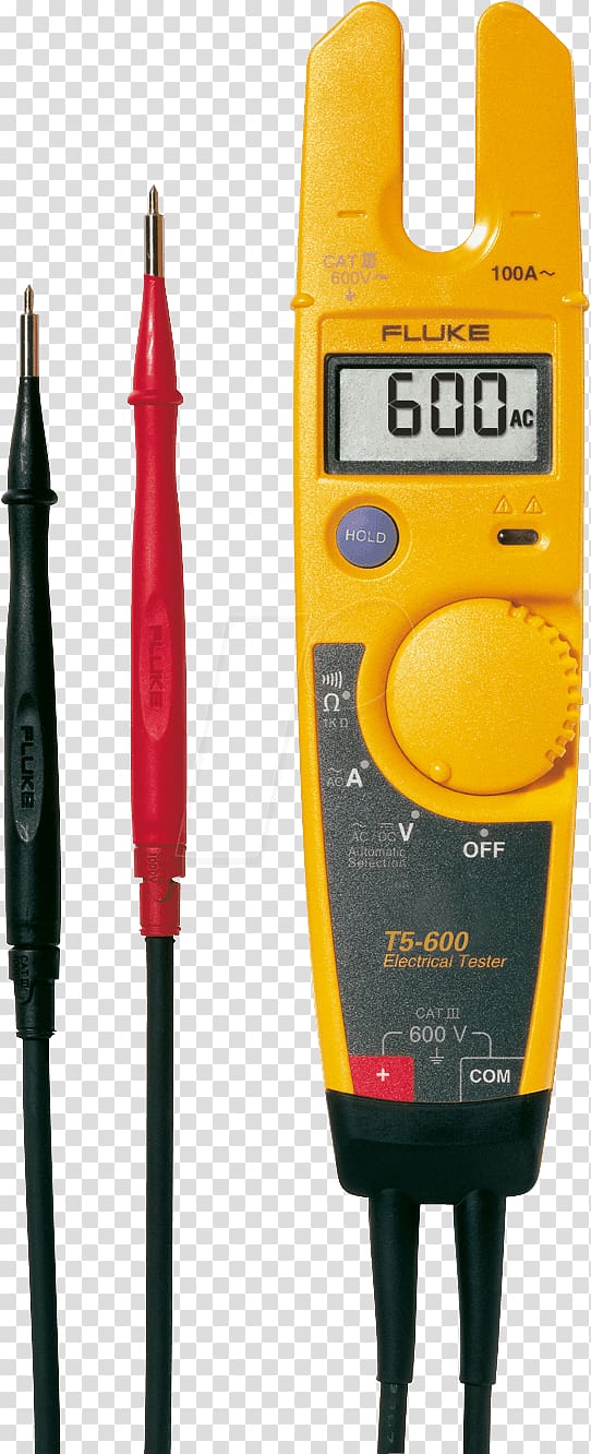 Multimeter Fluke, Electrical Tester with Open Jaw Clamp 1000V, E58922. 609385 Fluke Corporation Current clamp Electric current, concrete hole blower transparent background PNG clipart