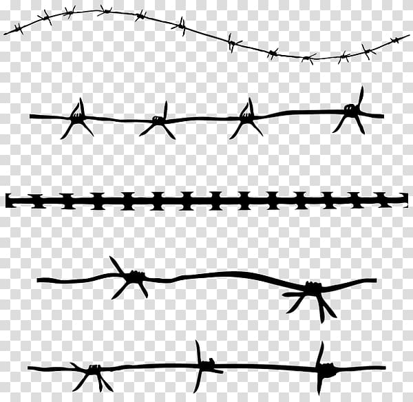 Barbed wire Barbed tape , Fence transparent background PNG clipart