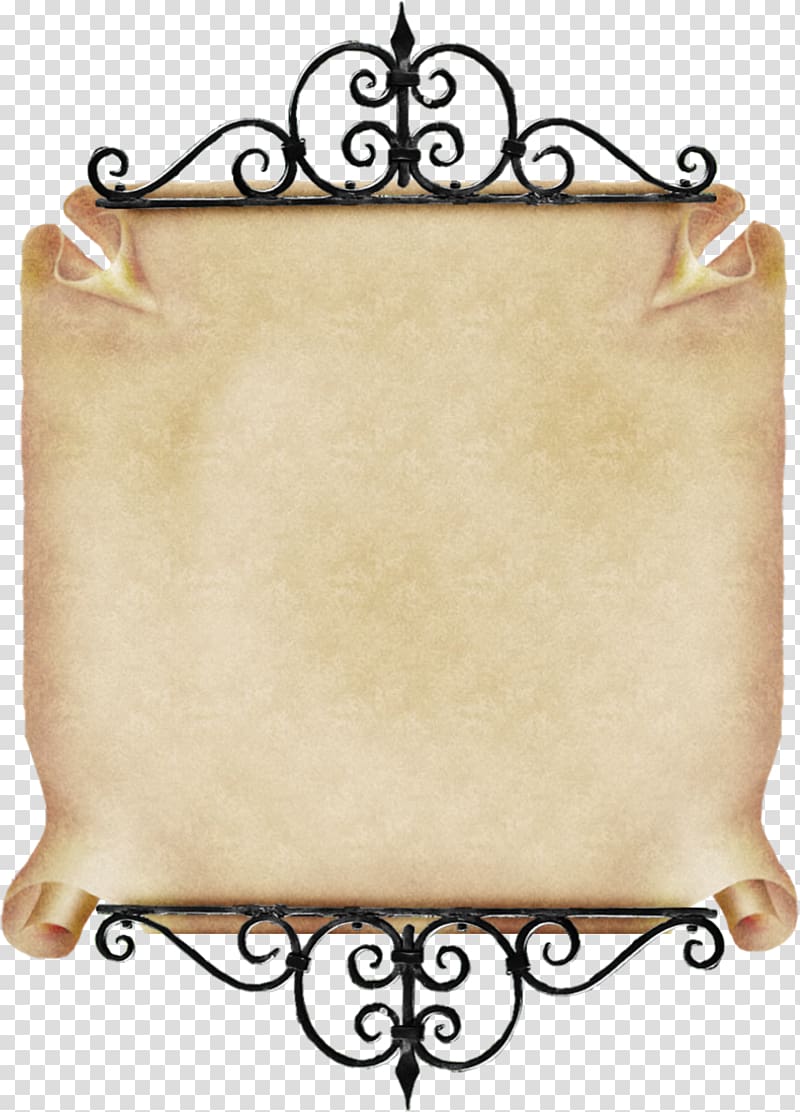 Paper Parchment Page TinyPic Quill, moldings transparent background PNG clipart
