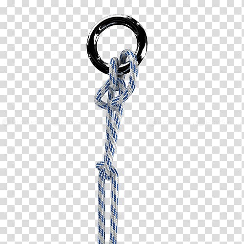 Anchor bend Overhand knot Chain, chain transparent background PNG clipart