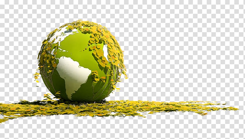 Environmental protection Environmentally friendly Natural environment Environmentalism, Yellow Green Simple Planet Grassland Decorative Patterns transparent background PNG clipart