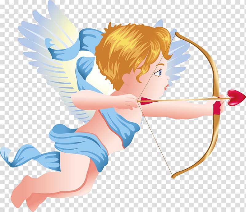 Cupids bow Angel , Cartoon Cupid material transparent background PNG clipart