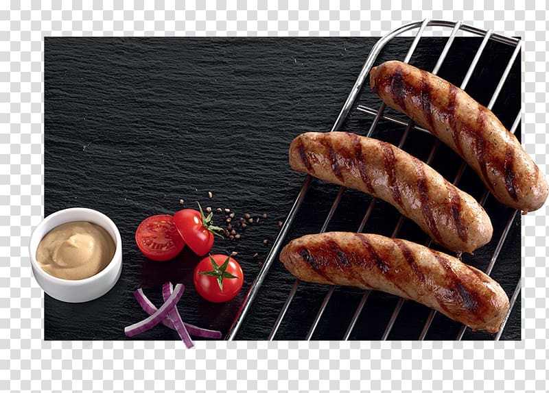 Bratwurst Thuringian sausage Domestic pig Grilling, sausage transparent background PNG clipart