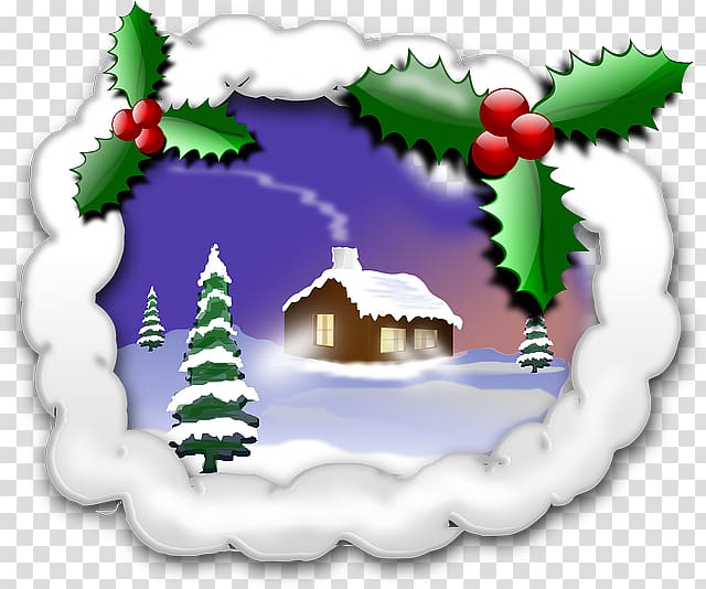 Christmas gift Santa Claus Christmas carol , crack landspace transparent background PNG clipart