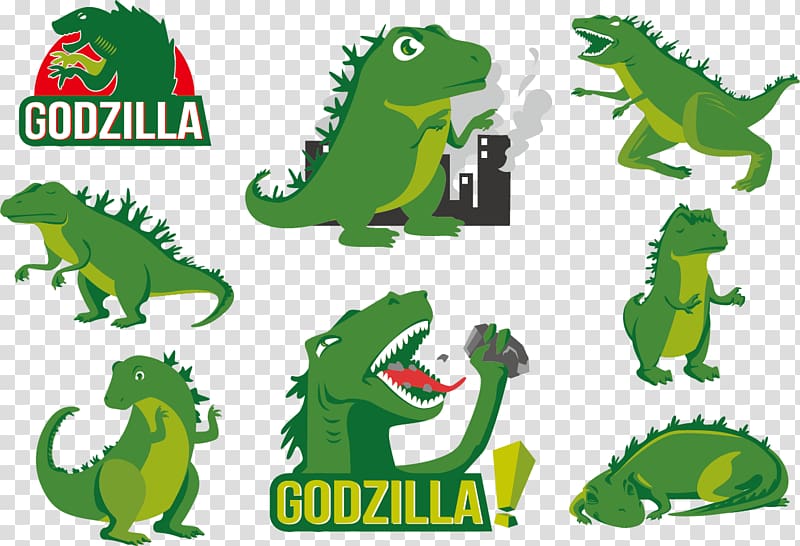 Godzilla: Monster of Monsters Cartoon, green dinosaur transparent background PNG clipart