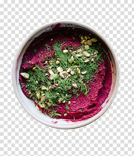 Falafel Hummus Beetroot Dipping sauce Recipe, Organic purple flour transparent background PNG clipart