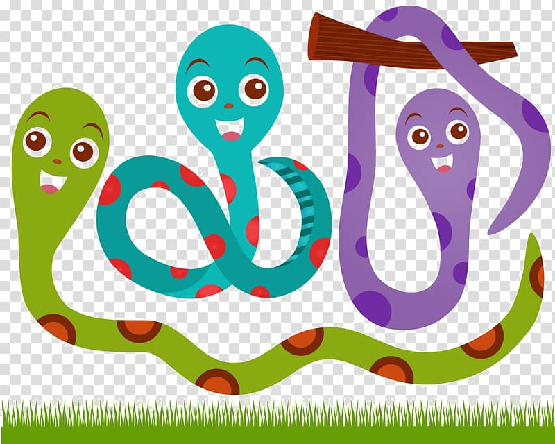 Illustration, Cartoon snake material transparent background PNG clipart