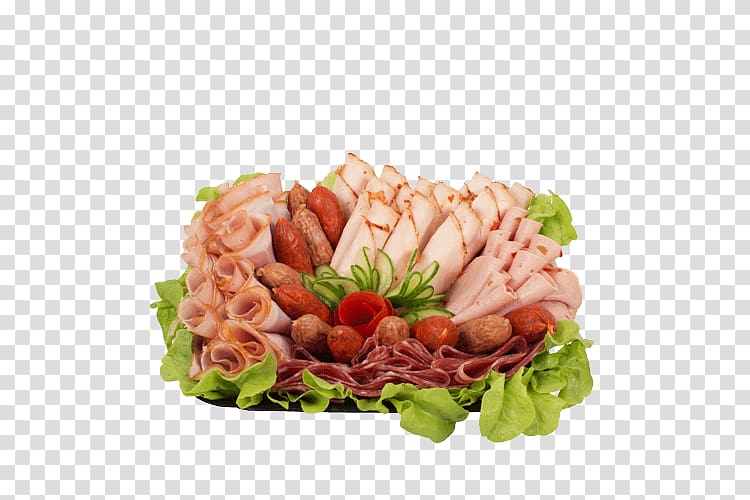 Delicatessen Sashimi Platter Lunch & Deli Meats Sandwich, German Meat Platter transparent background PNG clipart