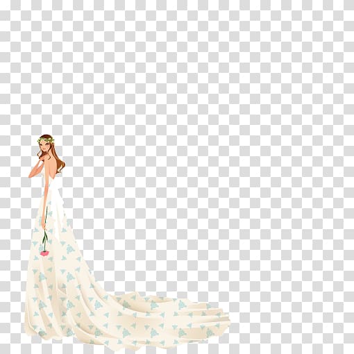 woman in white and blue dress illustration, Model Gown Contemporary Western wedding dress, elements wedding Model transparent background PNG clipart