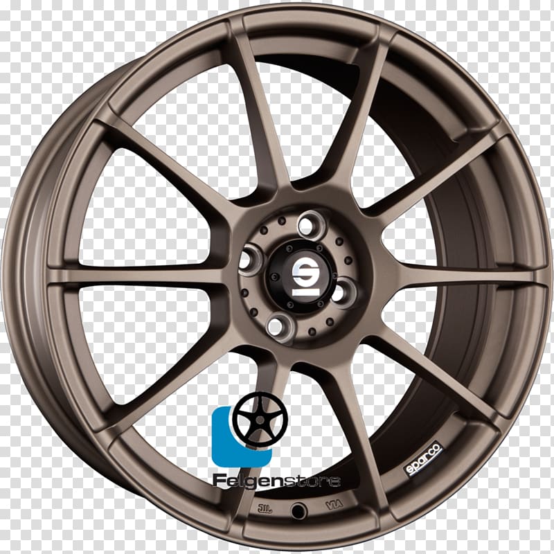 Car Bronze Wheel Gunmetal Rim, car transparent background PNG clipart