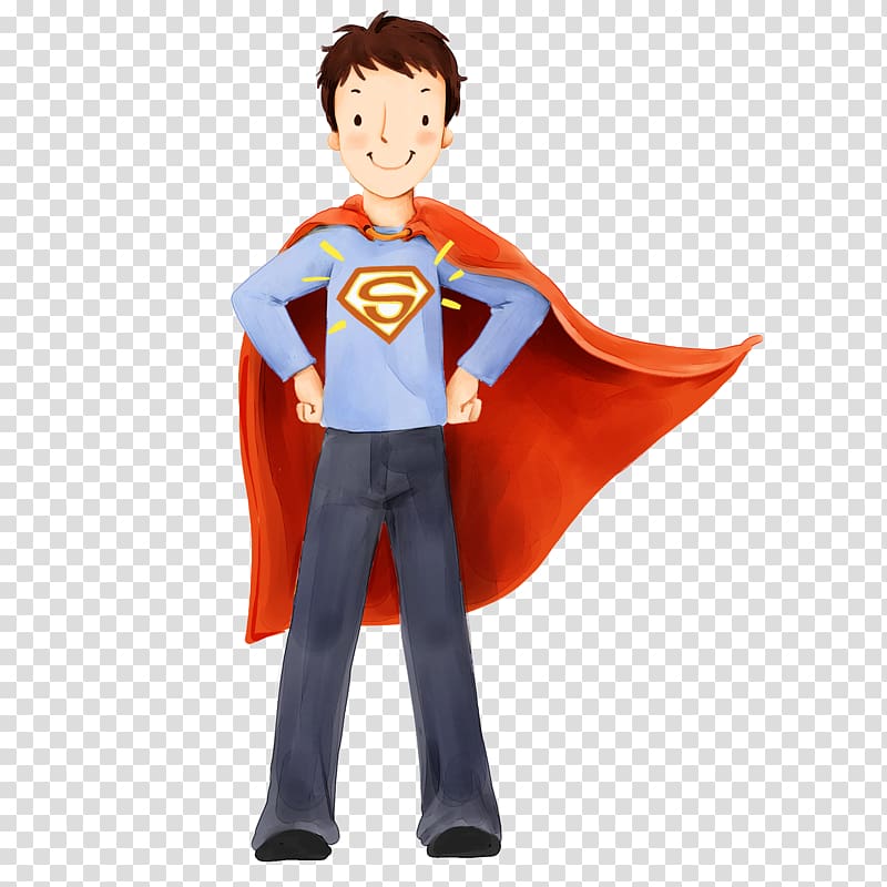 Fathers Day Son, Men\'s Superman Clothing transparent background PNG clipart