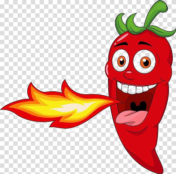 cartoon chili fire material transparent background PNG clipart
