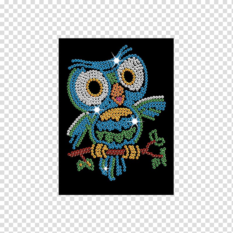 Paper Postage Stamps Art Painting Owl, painting transparent background PNG clipart