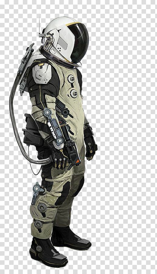 astronaut in suit, Space suit Science Fiction Astronaut Mark III, astronaut transparent background PNG clipart