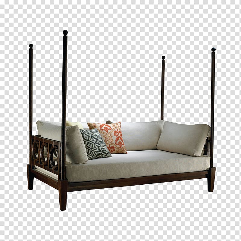 Daybed Four-poster bed Couch Furniture Sofa bed, bed transparent background PNG clipart