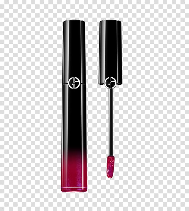 Giorgio Armani Ecstasy Lacquer Lipstick Lip gloss Cosmetics, lipstick transparent background PNG clipart