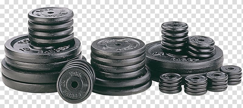 Weight training Weight plate Barbell Dumbbell, Weight Plates transparent background PNG clipart