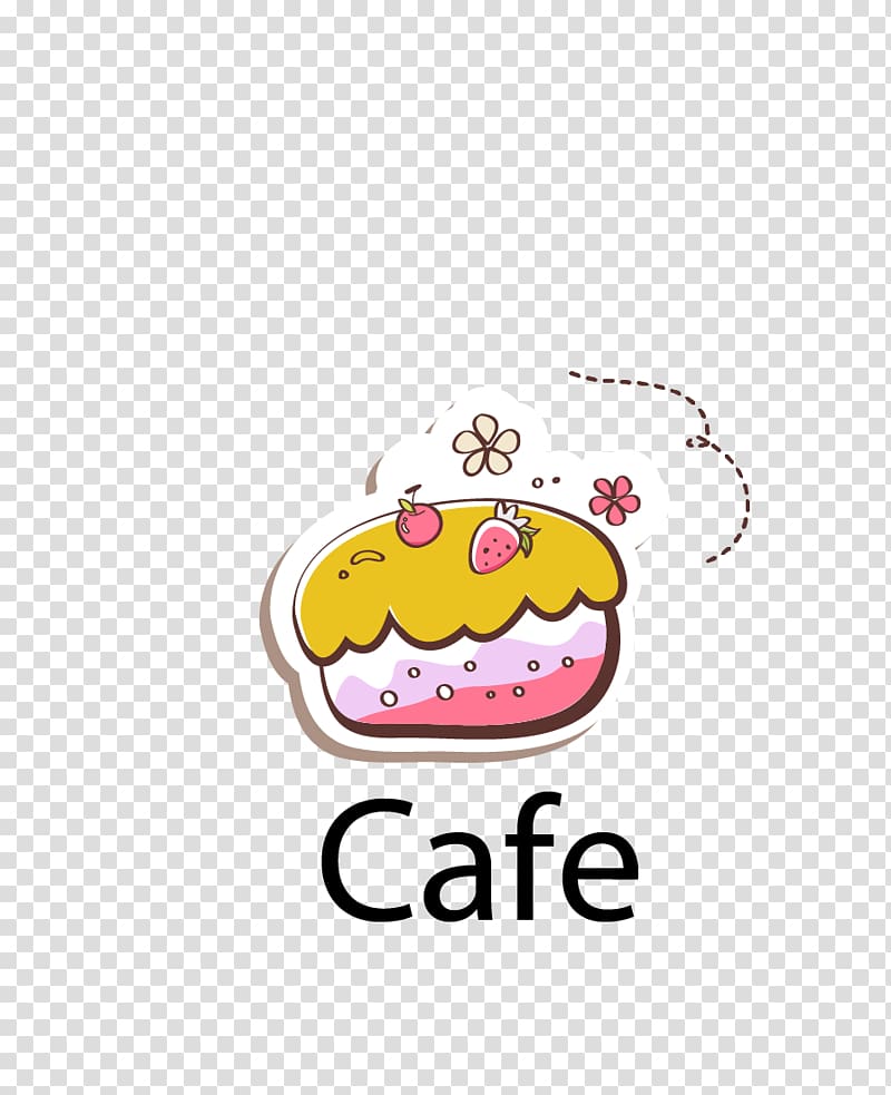 Egg tart Cupcake , Cartoon cake transparent background PNG clipart
