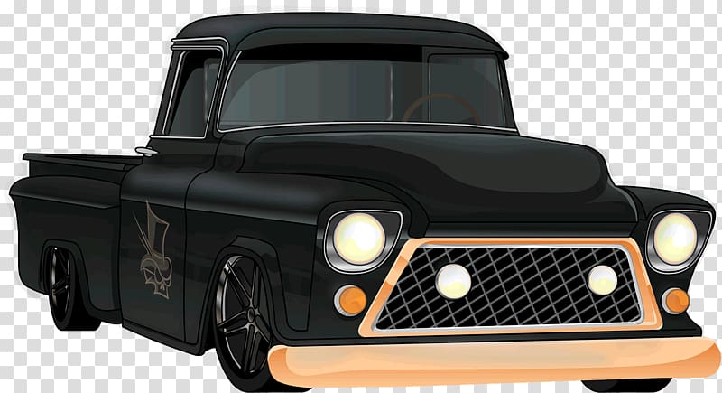 Pickup truck Car 1957 Chevrolet Chevrolet Corvette, pickup truck transparent background PNG clipart