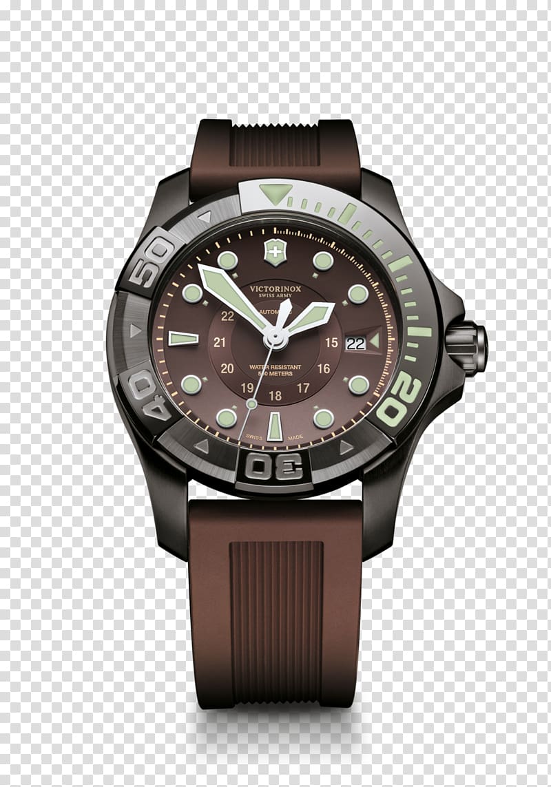 Victorinox Diving watch Divemaster Swiss Armed Forces, watches transparent background PNG clipart