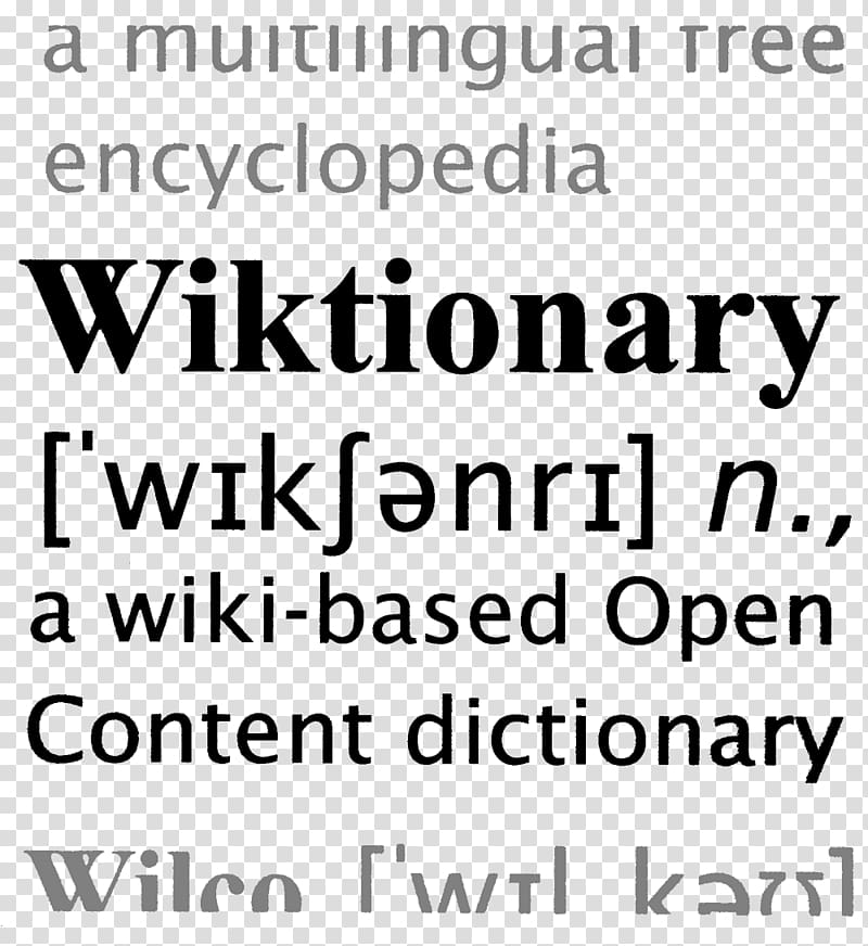 Wiktionary Dictionary Definition Thesaurus Wikimedia Foundation, Word transparent background PNG clipart