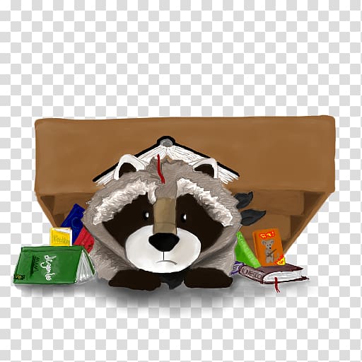 Plush Stuffed Animals & Cuddly Toys, Raccoon painting transparent background PNG clipart