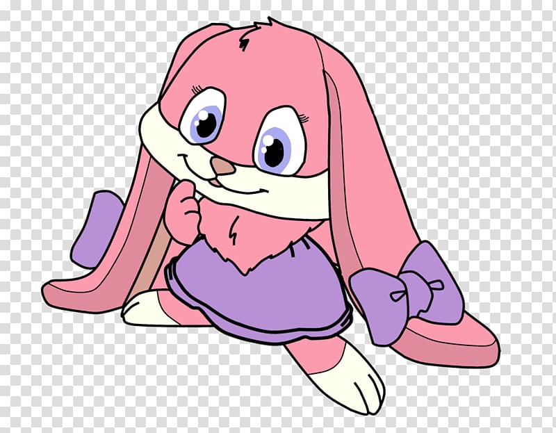Babs Bunny Buster Bunny Lola Bunny Elmyra Duff Plucky Duck, rabbit transparent background PNG clipart
