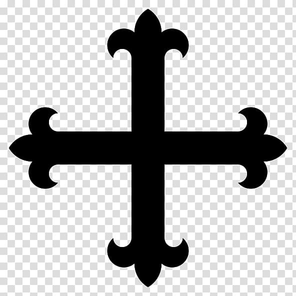 Crosses in heraldry Cross fleury Christian cross, christian cross transparent background PNG clipart