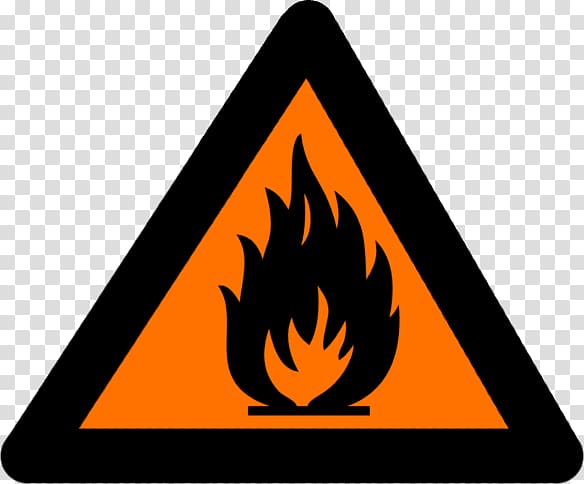 Combustibility and flammability Hazard symbol Computer Icons , symbol transparent background PNG clipart