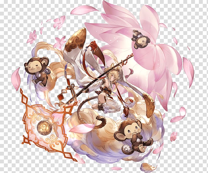 Granblue Fantasy Japan Concept art Character, fantasy blue crescent transparent background PNG clipart