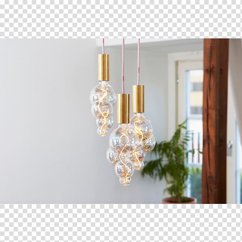 Incandescent light bulb LED lamp Soap bubble LED filament, light transparent background PNG clipart