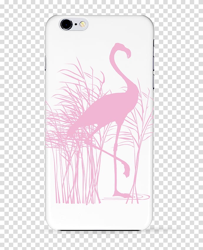 T-shirt iPhone 6 iPhone 7 Smartphone White, flamant rose transparent background PNG clipart