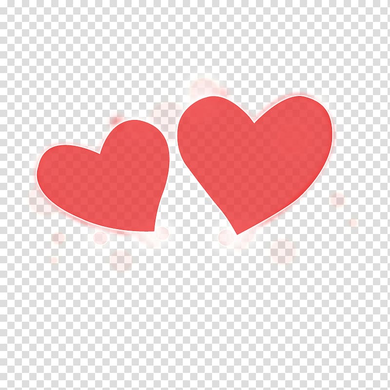 red heart transparent background PNG clipart