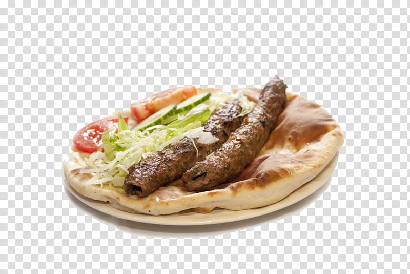 Doner kebab Pakistani cuisine Wrap Shish kebab, grilled food transparent background PNG clipart