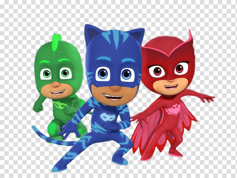 pj masks catboy owlette and gekko illustration party disney junior mask others transparent background png clipart hiclipart pj masks catboy owlette and gekko