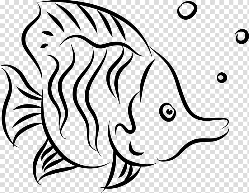 Drawing Fish, Fish line transparent background PNG clipart