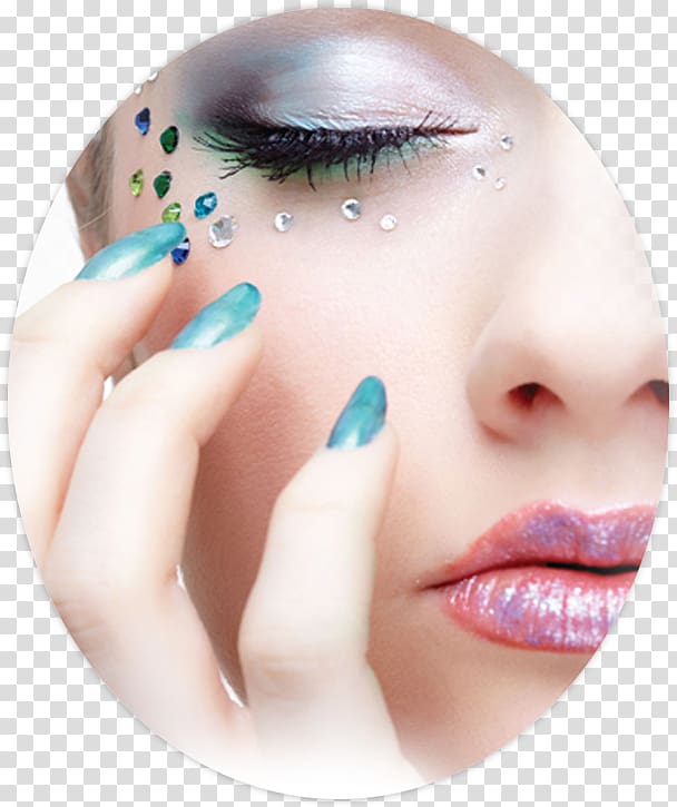 Beauty Parlour Day spa Manicure Nail art Nail salon, face closeup transparent background PNG clipart