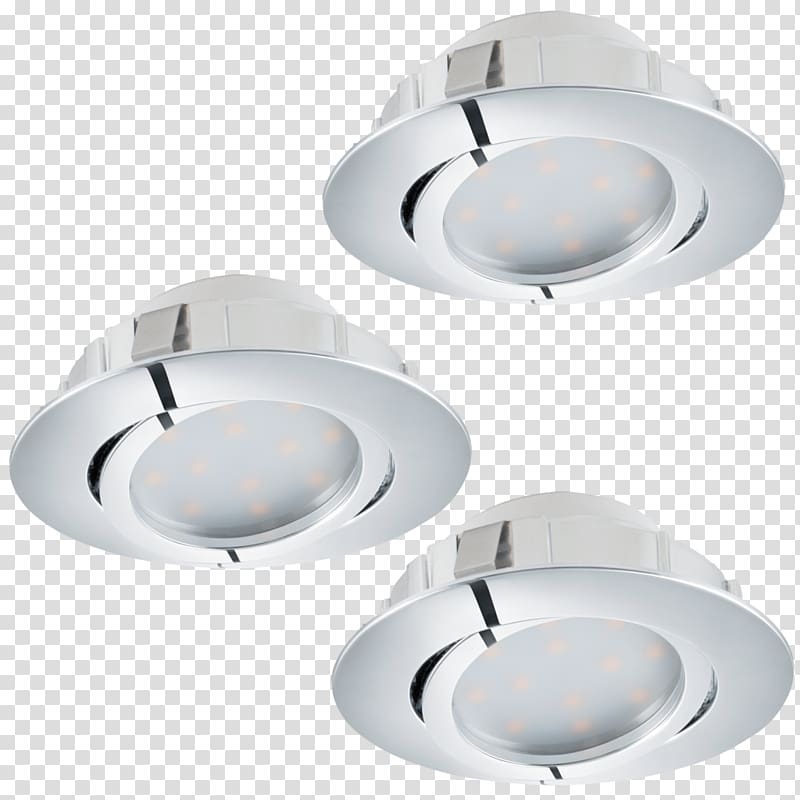 Light fixture Recessed light EGLO Light-emitting diode, downlight transparent background PNG clipart